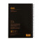 Rhodia Notebook A4 lin 90g schwarz