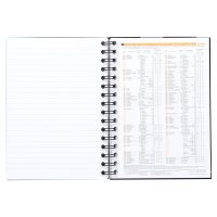 Rhodia Notebook A5 lin 90g schwarz