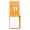 Notepad Rhodia 95x130 lin silber