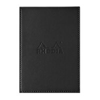 Rhodia Block m Hülle lin 95x130 schwarz