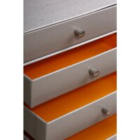 Rhodia Schubladenbox 4er silber