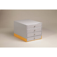 Rhodia Schubladenbox 4er silber