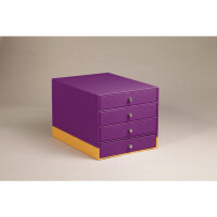 Rhodia Schubladenbox 4er violett