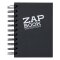 Zap Book Spirale schw A6 80g 160Bl