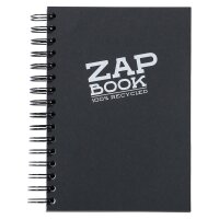 Zap Book Spirale schw A5 80g 160Bl