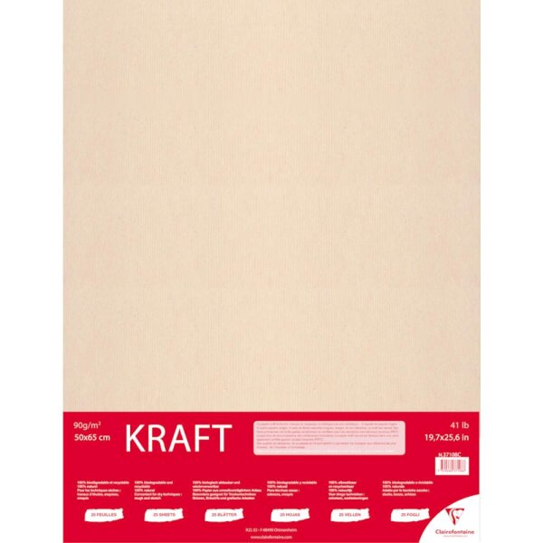 Bögen Kraft 50x70 90g 25Bg