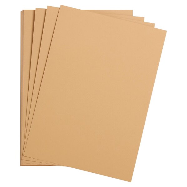 Zeichenpapier A4 160g camel 5Blatt