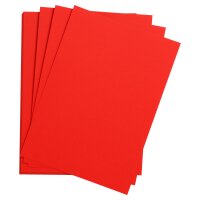 Zeichenpapier 50x65 160g F rot 24Bg