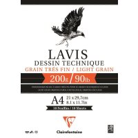 Lavis 200g A4 Block 10Bl.