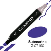 Layoutmarker GRAPHIT Farbe 7190 - Submarine