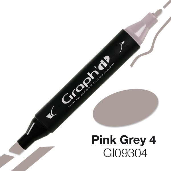 GRAPHIT Alcohol based marker 9304 - Pink Grey 4