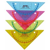 Geometriedreieck 16cm abheftbar GEO File 261 - Hohe...