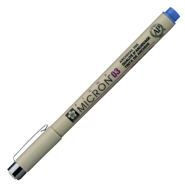 Pigmentliner Pigma Micron 0,35 mm -  blau