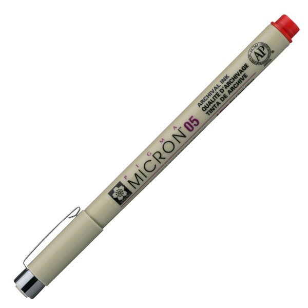 Pigmentliner Pigma Micron 0,45 mm -  rot