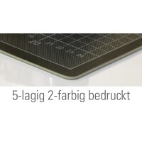 Schneidematte Profi 3 mm stark, 5-lagig, 45 x 30 cm, grün/schwarz, beidseitig bedruckt