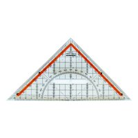 Technisches Zeichendreieck 225 mm, Acrylglas transparent,...