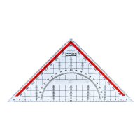 Technisches Zeichendreieck 225 mm, Acrylglas transparent,...