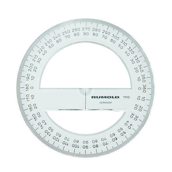 Vollkreiswinkelmesser 360°  10 cm