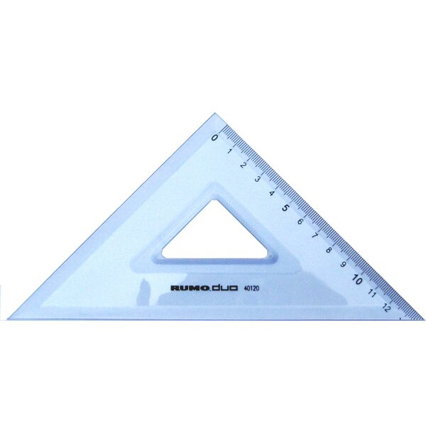 DUO-Schulzeichendreieck 20 cm, 45°