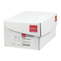 ELCO Premium Box mit Deckel und 500 Kuverts, HK,  C6 - weiss