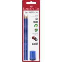 Bleistiftset GRIP 2001 rot, blau - B, auf Blisterkarte...